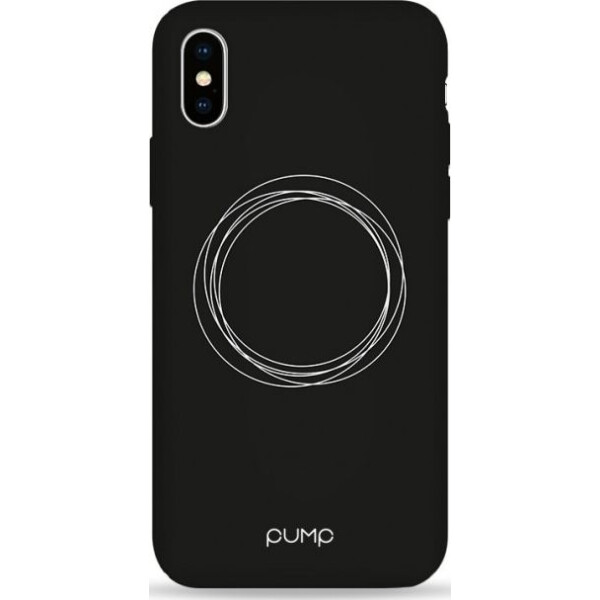 

Pump Silicone Minimalistic Case чехол для iPhone XR Circles on Dark