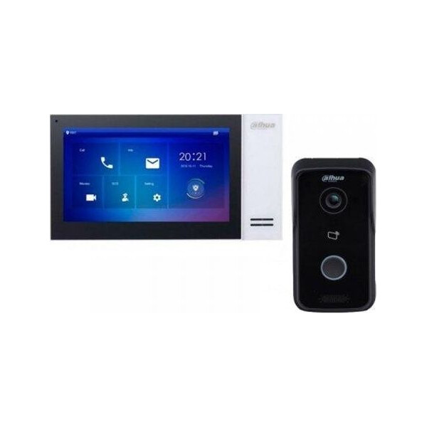 

комплект Dahua DHI-VTH2421FW-P + DH-VTO2111D-WP-S1