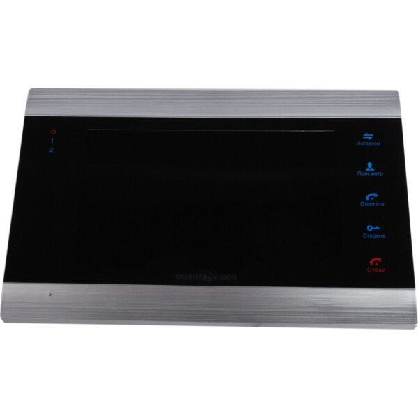 

Видеодомофон комплект Green Vision GV-055-AHD-J-VD7SD + GV-002-J-PV80-110 Silver