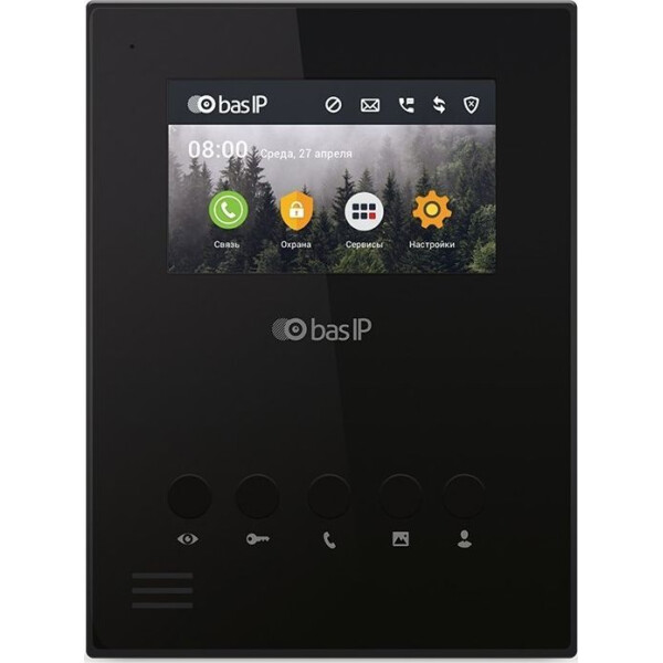 

Видеодомофон BAS-IP AU-04L Black