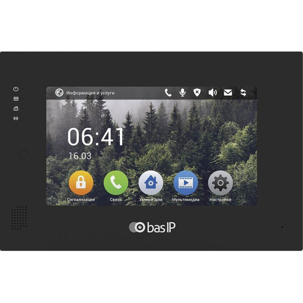 

IP видеодомофон BAS-IP AP-07L Black