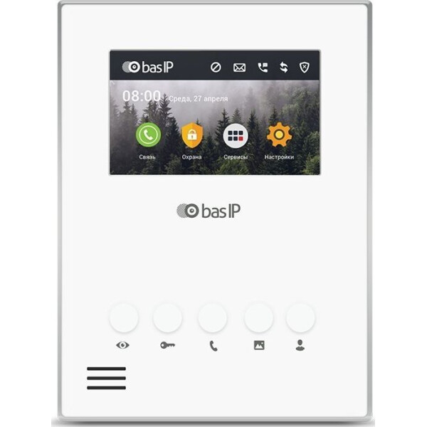 

Видеодомофон BAS-IP AU-04L White