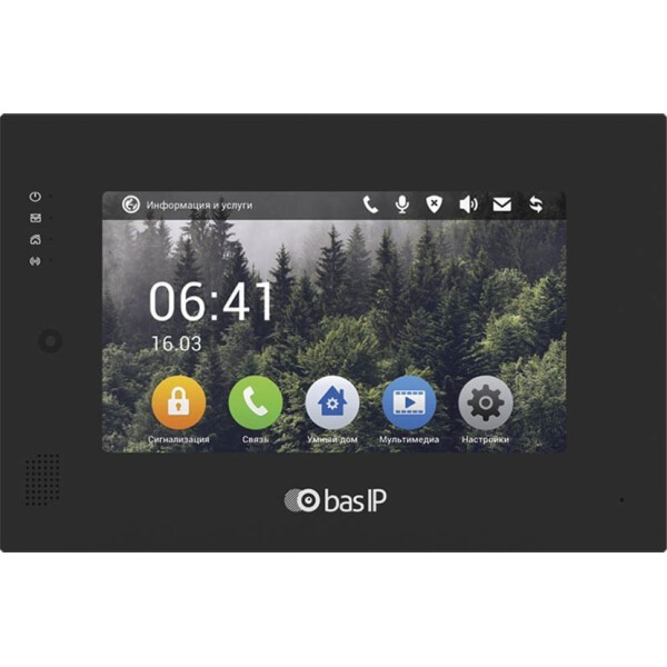 

Видеодомофон BAS-IP AP-07 B V3 Black