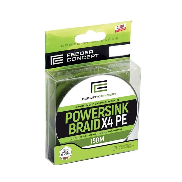 

Шнур Feeder Concept Powersink Dark Brown Х4 150m #0.6/0.113mm 4.72kg (FC4909-011)