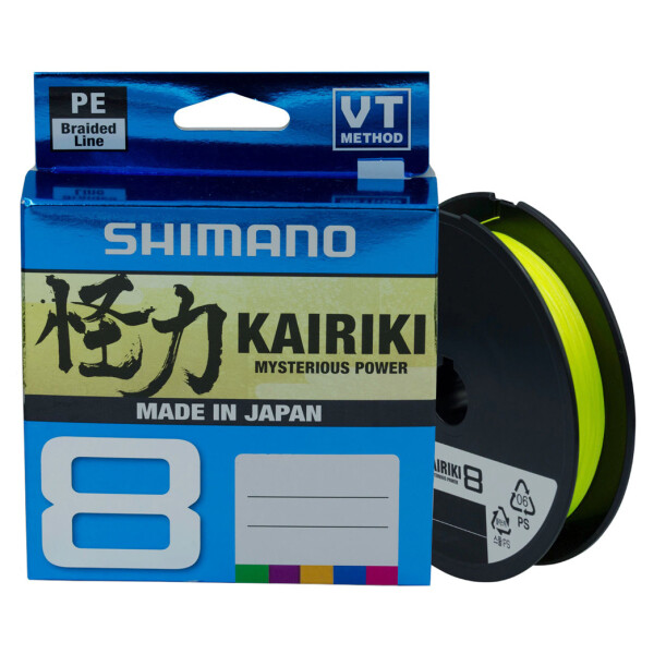 

Шнур Shimano Kairiki 8 PE Yellow 150m 0.13mm 8.2kg