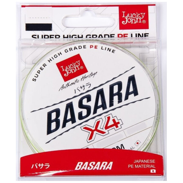 

Шнур Lucky John Basara Light Green Х4 125m #0.3/0.091mm 3.9kg (LJ4102-009)