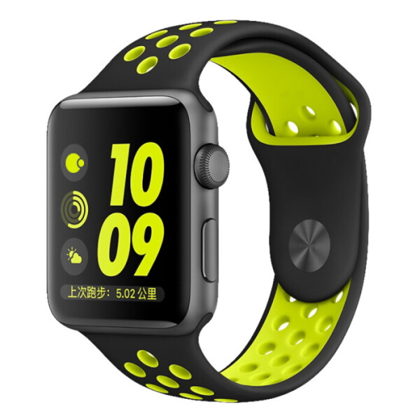 

COTEetCI W12 Apple Watch Nike band 42mm (WH5216-BK-YL)