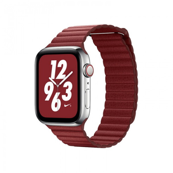 

Coteetci W7 Leather Magnet Band For Apple Watch 38mm/40mm (WH5205-RD)