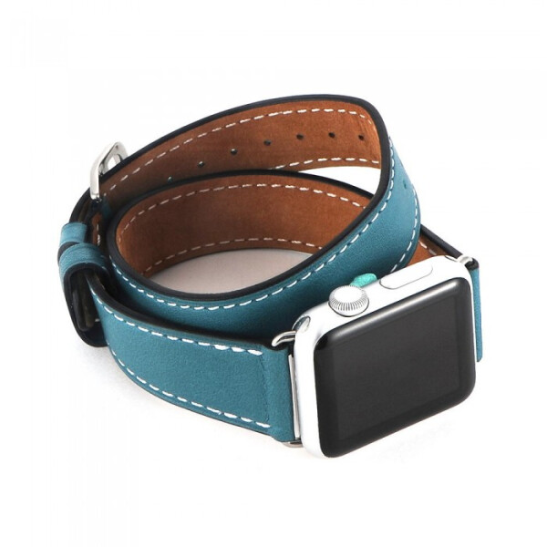 

COTEetCI W9 Apple Watch LEATHER 38MM Blue