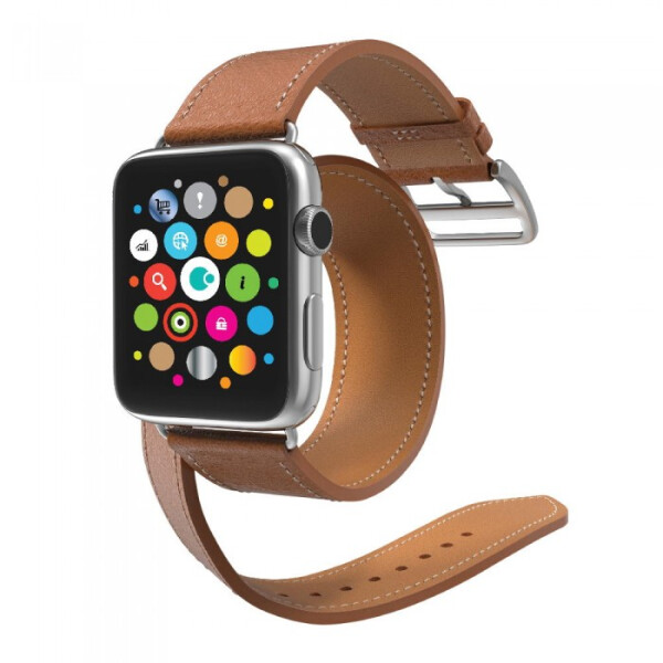 

COTEetCI W9 Apple Watch LEATHER 38MM Brown