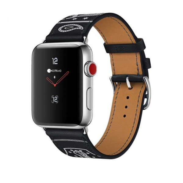 

Кожаный ремешок COTEetCI W13 черный для Apple Watch 38/40 мм
