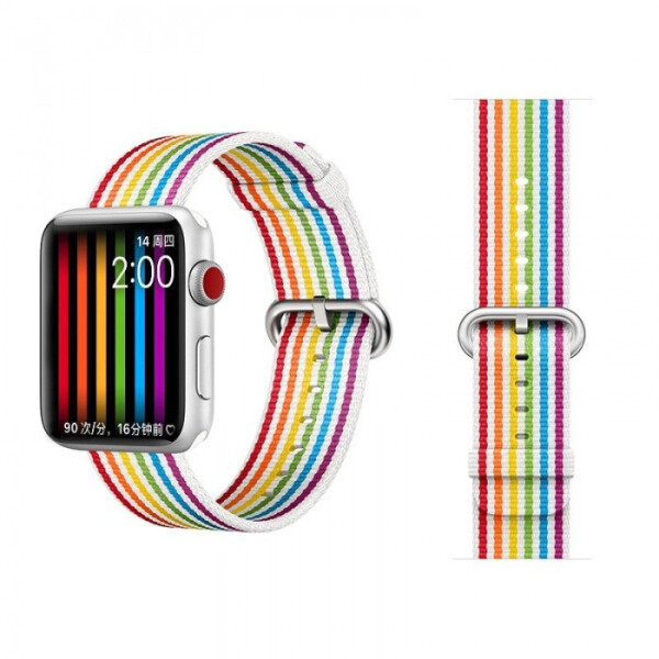 

Ремешок COTEetCI W30 Rainbow разноцветный для Apple Watch 42/44mm