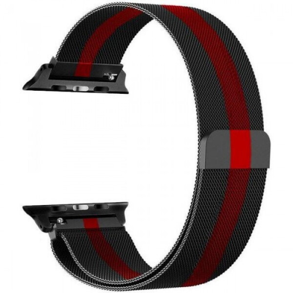 

Ремешок Coteetci W6 черный+красный для Apple Watch 42/44 мм