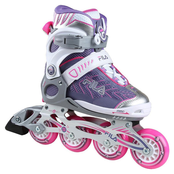 

Роликовые коньки Fila 15 10614135 WIZY ALU G M (32-35) lilla/pink (110725)