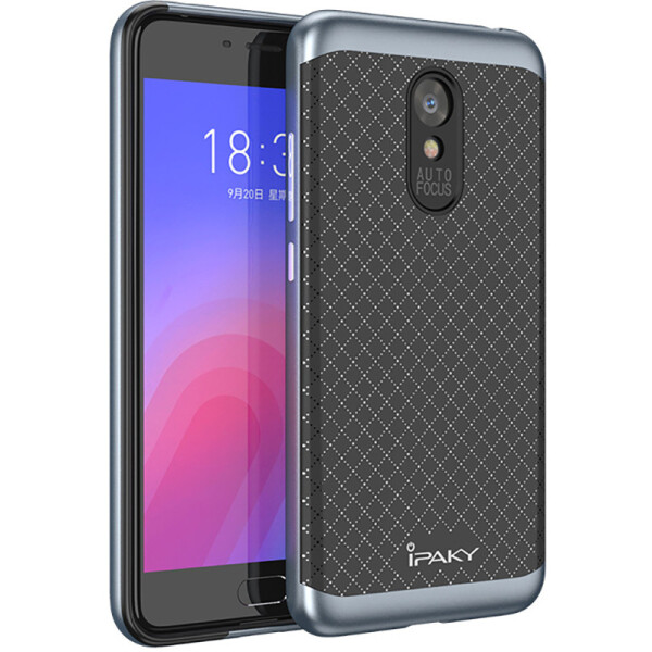 

Чехол-накладка Ipaky Bumblebee Series/PC Frame With TPU Case Meizu M6 Gray