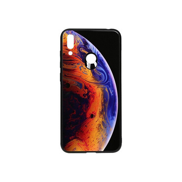 

Чехол-накладка TOTO Print Glass Space Case Huawei Y7 2019 Violet'