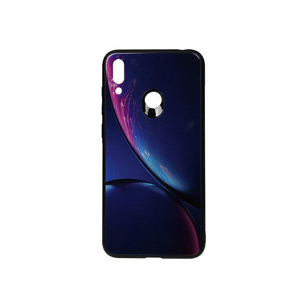 

Чехол-накладка TOTO Print Glass Space Case Huawei Y7 2019 Blue'
