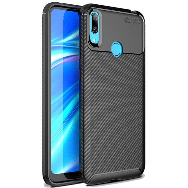

Чехол-накладка Ipaky Carbon Fiber Series/Soft TPU Case Huawei Y7 2019 Black
