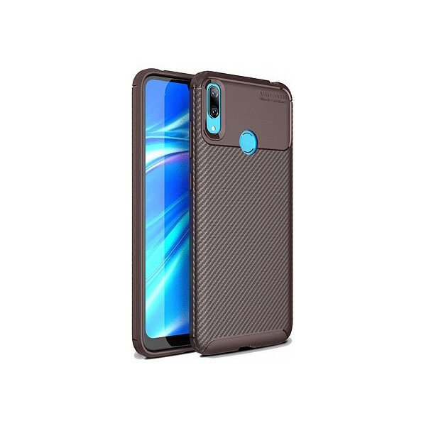 

Чехол-накладка Ipaky Carbon Fiber Series/Soft TPU Case Huawei Y7 2019 Brown'