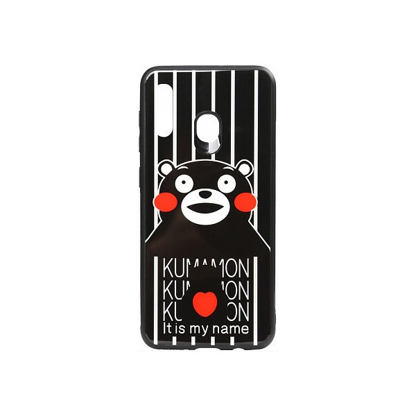 

Чехол-накладка TOTO Cartoon Print Glass Case Huawei Y7 2019 Kumamon'