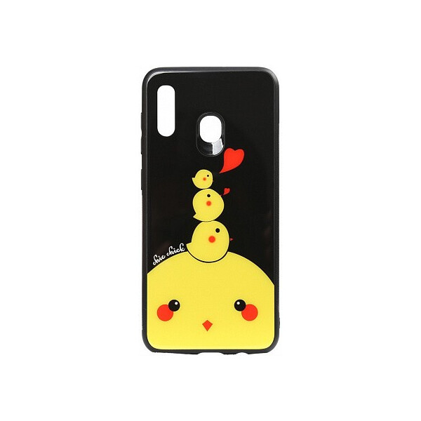 

Чехол-накладка TOTO Cartoon Print Glass Case Huawei Y7 2019 Chicken Chick'
