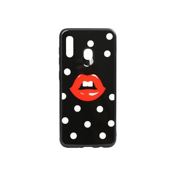 

Чехол-накладка TOTO Cartoon Print Glass Case Huawei Y7 2019 Red Lips'