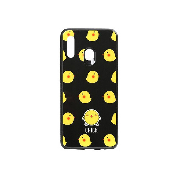 

Чехол-накладка TOTO Cartoon Print Glass Case Huawei Y7 2019 Chick'