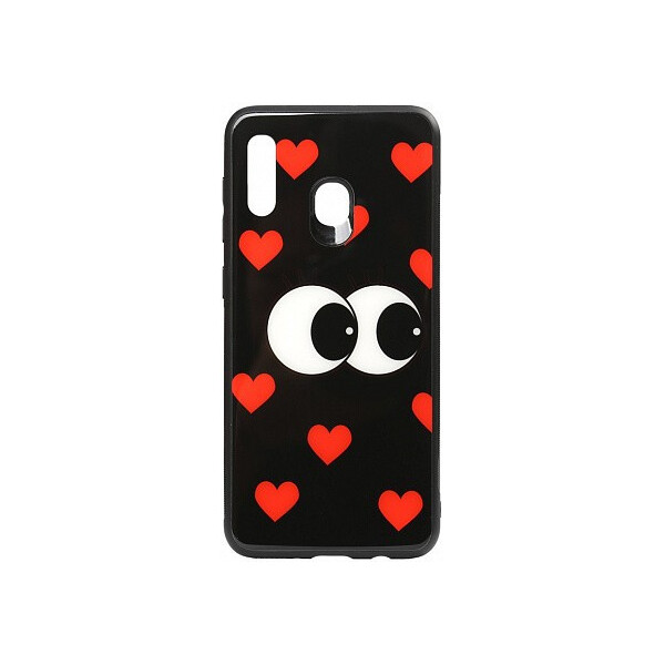 

Чехол-накладка TOTO Cartoon Print Glass Case Huawei Y7 2019 Just Eatit'