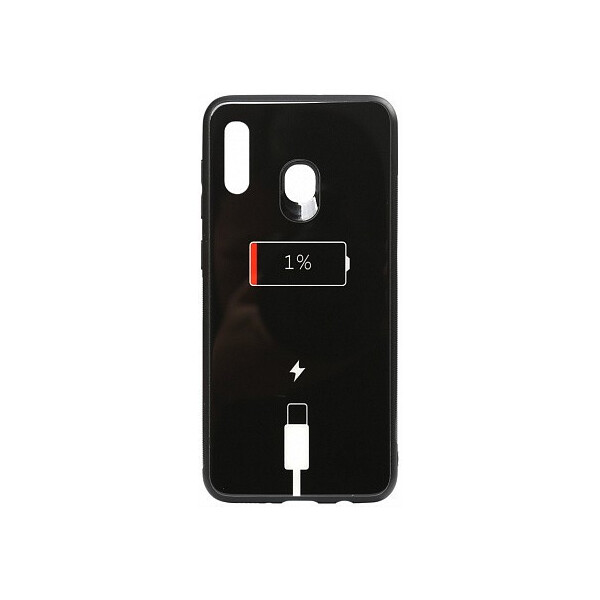

Чехол-накладка TOTO Cartoon Print Glass Case Huawei Y7 2019 Battery Charge'