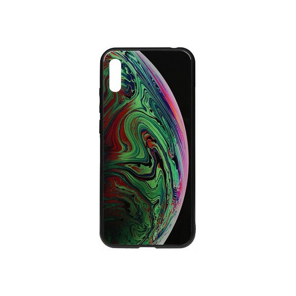 

Чехол-накладка TOTO Print Glass Space Case Huawei Y6 2019 Green'