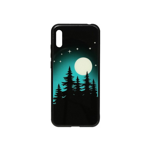 

Чехол-накладка TOTO Night Light Print Glass Case Huawei Y6 2019 Full Moon'