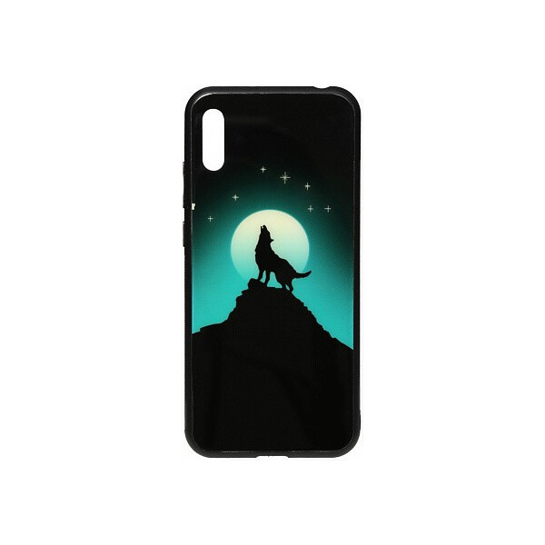 

Чехол-накладка TOTO Night Light Print Glass Case Huawei Y6 2019 Howling Wolf'