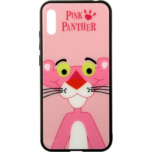 

Чехол-накладка TOTO Cartoon Print Glass Case Huawei Y6 2019 Pink Panther