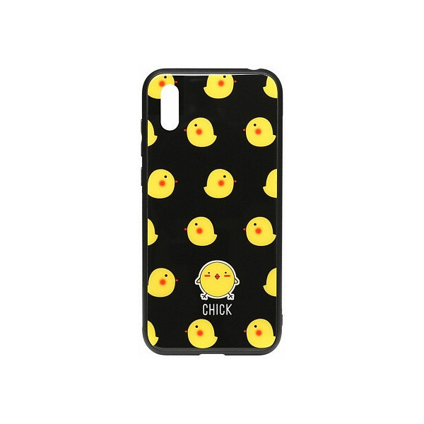 

Чехол-накладка TOTO Cartoon Print Glass Case Huawei Y6 2019 Chick'