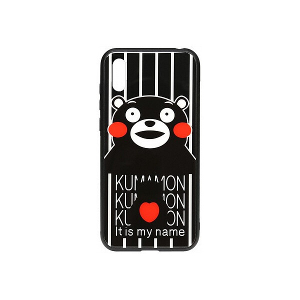 

Чехол-накладка TOTO Cartoon Print Glass Case Huawei Y6 2019 Kumamon'