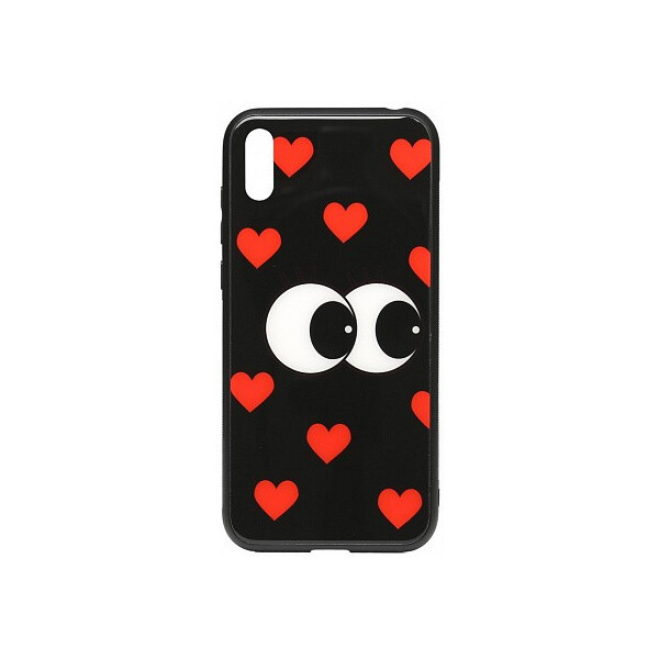 

Чехол-накладка TOTO Cartoon Print Glass Case Huawei Y6 2019 Just Eatit'