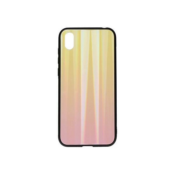 

Чехол-накладка TOTO Aurora Print Glass Case Huawei Y5 2019 Pink'