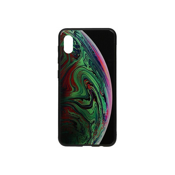 

Чехол-накладка TOTO Print Glass Space Case Huawei Y5 2019 Green'