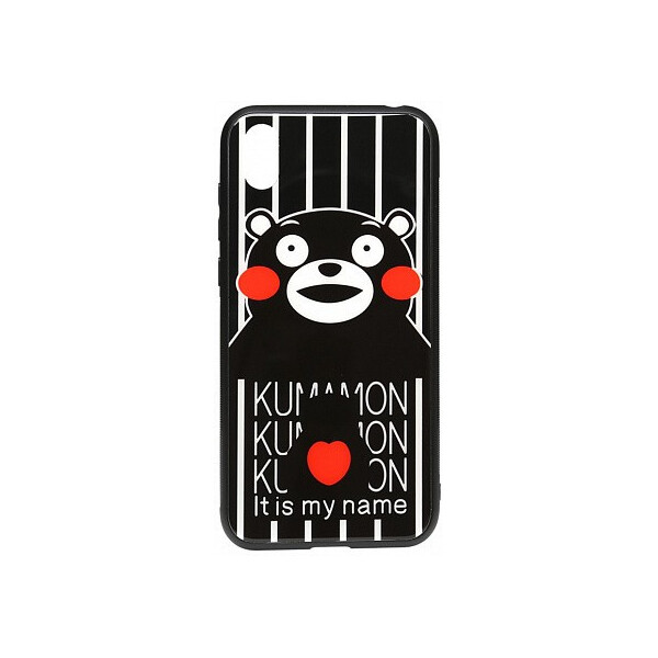

Чехол-накладка TOTO Cartoon Print Glass Case Huawei Y5 2019 Kumamon'