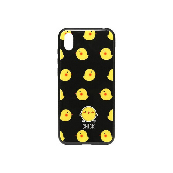 

Чехол-накладка TOTO Cartoon Print Glass Case Huawei Y5 2019 Chick'