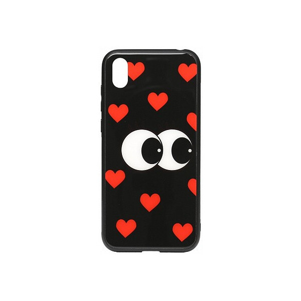 

Чехол-накладка TOTO Cartoon Print Glass Case Huawei Y5 2019 Just Eatit'