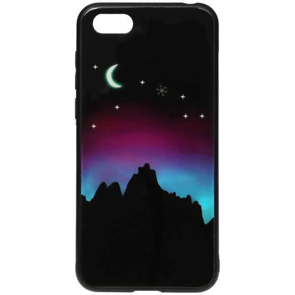 

Чехол-накладка TOTO Night Light Print Glass Case Huawei Y5 2018 Young Moon