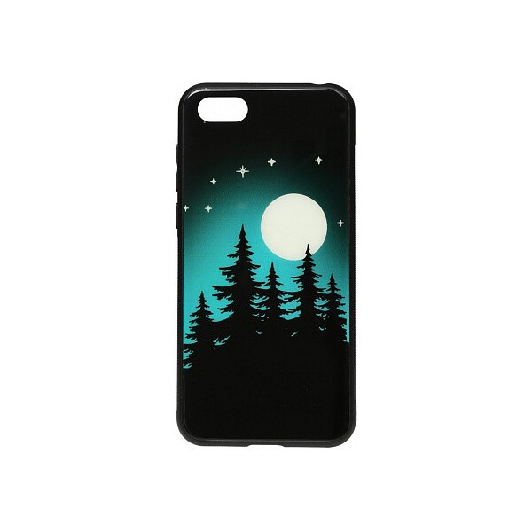 

Чехол-накладка TOTO Night Light Print Glass Case Huawei Y5 2018 Full Moon'