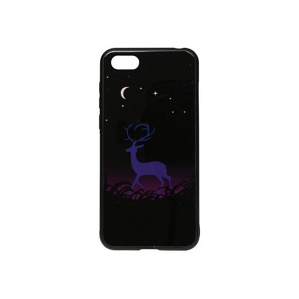 

Чехол-накладка TOTO Night Light Print Glass Case Huawei Y5 2018 Deer'
