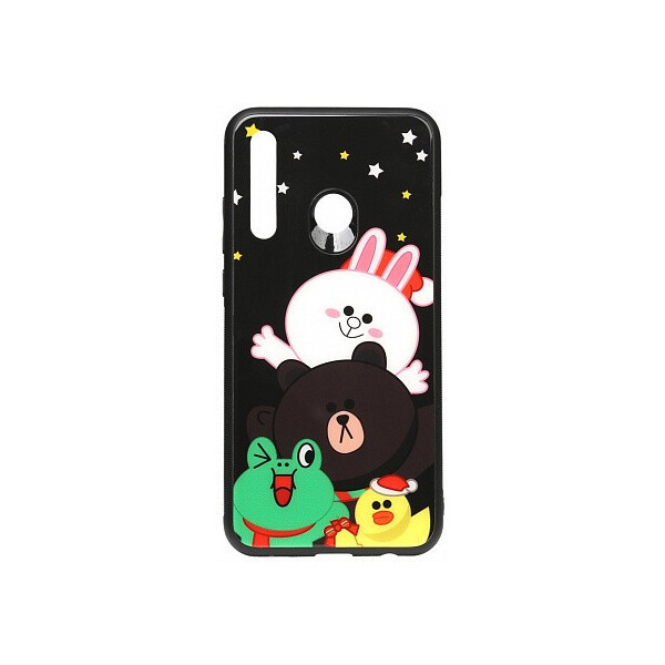 

Чехол-накладка TOTO Cartoon Print Glass Case Huawei P Smart Z Line friends all about'