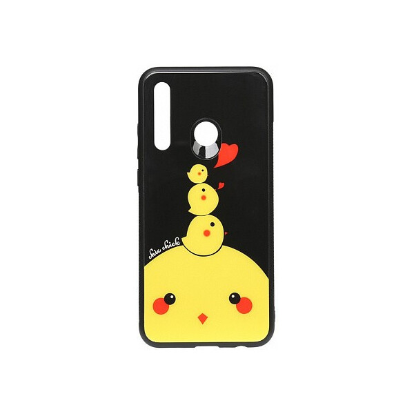 

Чехол-накладка TOTO Cartoon Print Glass Case Huawei P Smart Z Chicken Chick'