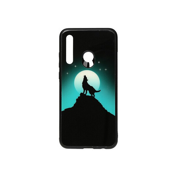 

Чехол-накладка TOTO Night Light Print Glass Case Huawei P Smart+ 2019 Howling Wolf'