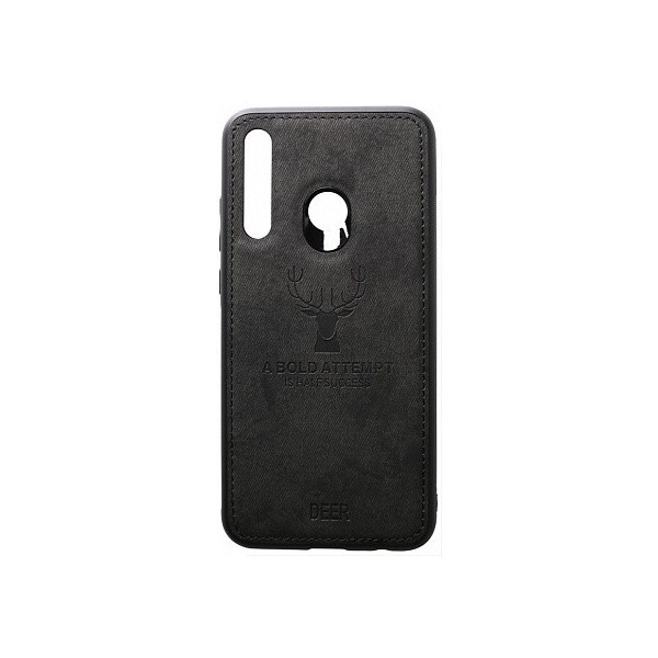 

Чехол-накладка TOTO Deer Shell With Leather Effect Case Huawei P Smart+ 2019 Black'