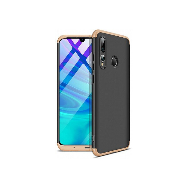 

Чехол-накладка GKK 3 in 1 Hard PC Case Huawei P Smart+ 2019 Gold/Black'