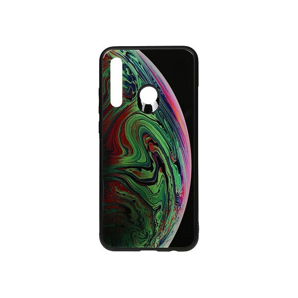 

Чехол-накладка TOTO Print Glass Space Case Huawei P Smart+ 2019 Green'